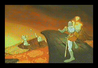 Dragon's Lair, Scenes, Lava Field of the Mudmen.png