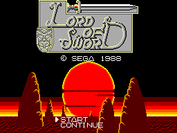 Lord of Sword SMS, Title Screen JP.png
