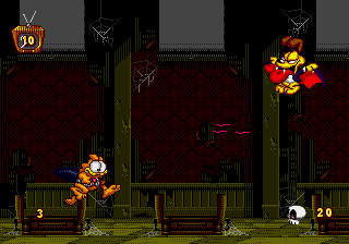 Garfield Caught in the Act MD, Stages, Count Slobula's Castle Boss.png