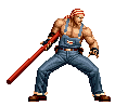 King of Fighters 95 Saturn, Sprites, Billy Kane.gif