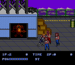 Double Dragon II, Stage 1-1.png