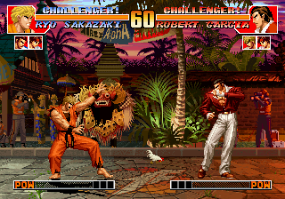 King of Fighters 97 Saturn, Stages, Bali.png