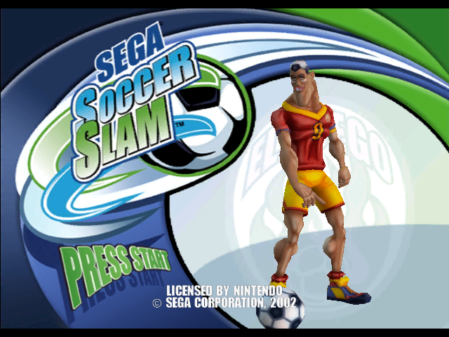 Sega Soccer Slam Game Cube Dude