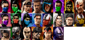 Ultimate Mortal Kombat 3 Saturn, Characters.png