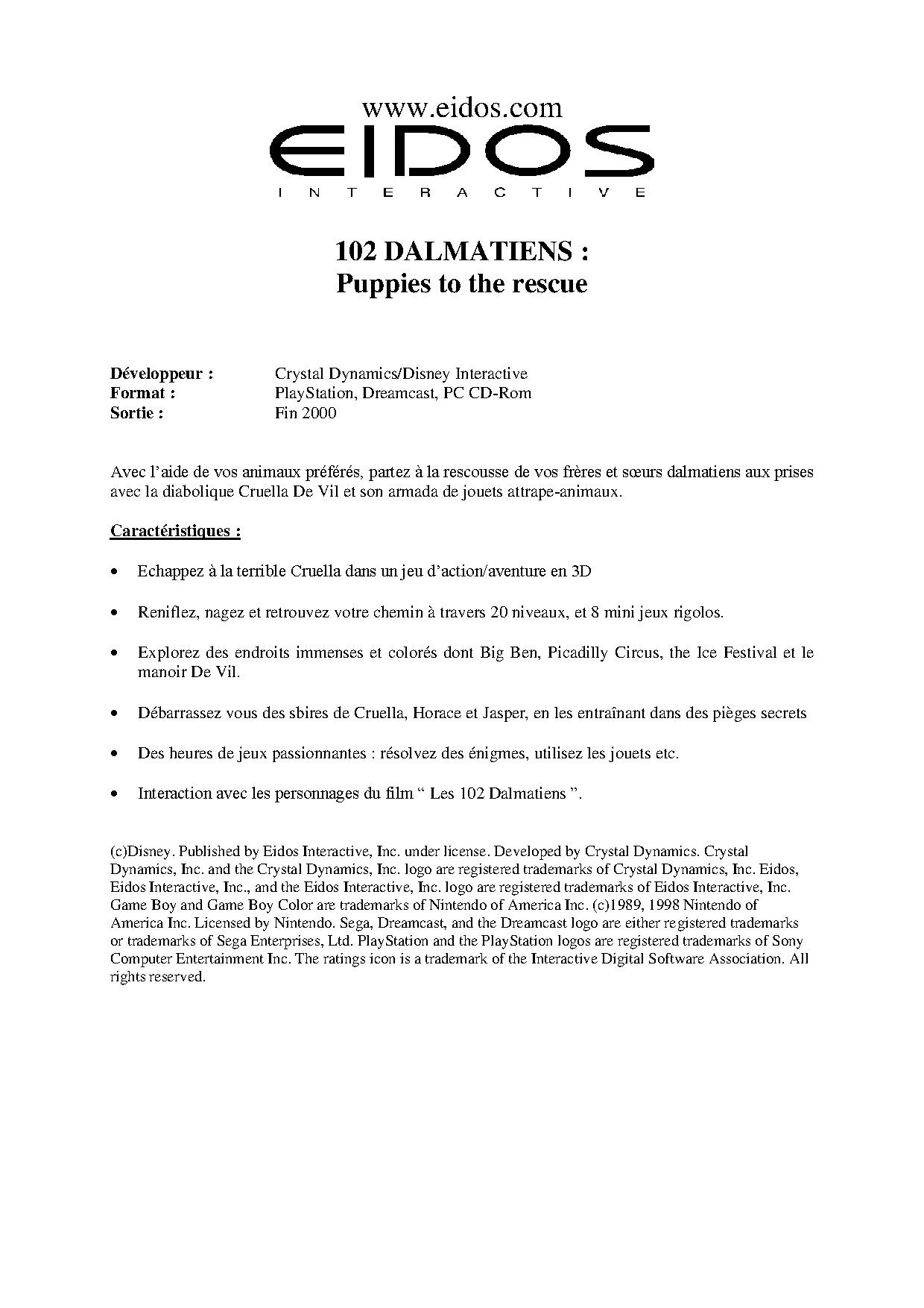 EidosE32000DPK 102Dalmatians dalmatie.pdf