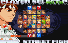 Street Fighter Zero 3 Saturn, Character Select.png