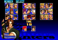 King of Fighters 97 Saturn, Character Select.png