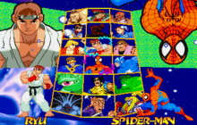 Marvel Super Heroes vs Street Fighter, Character Select.png