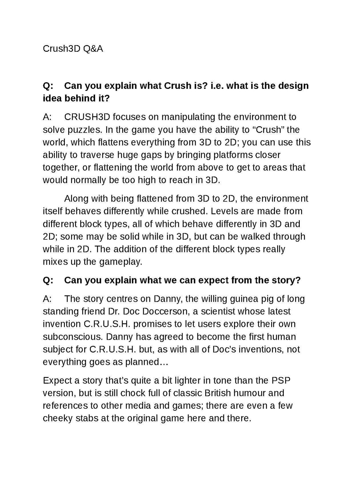 Crush3D QA.pdf