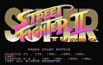 Super Street Fighter II Turbo Saturn, Title.png