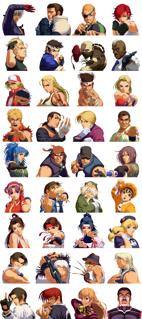 King of Fighters 2000 DC, Characters.png