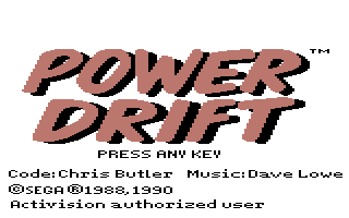 PowerDrift C64 Title.png