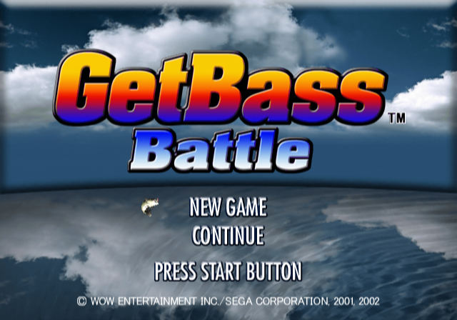Sega Bass Fishing Duel PS2 Playstation 2 2002 Print Ad/Poster