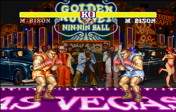 Street Fighter II Hyper Fighting Saturn, Stages, M. Bison.png