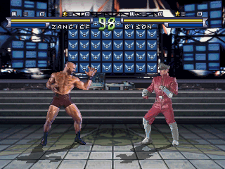 Street Fighter: The Movie (PlayStation) Street Battle as Blanka