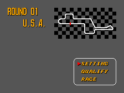 Super Monaco GP II SMS, Round 1 Menu.png