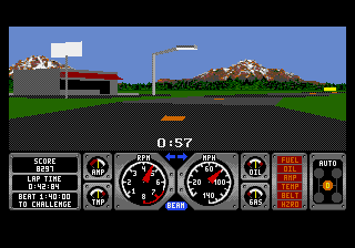 Hard Drivin' MD, Stunt Track 2.png