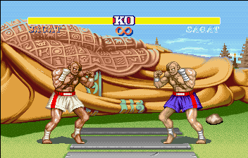 Street Fighter II Hyper Fighting Saturn, Stages, Sagat.png