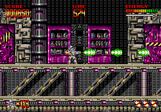 Mega Turrican, Weapons, Laser.png