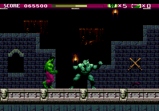 The Incredible Hulk / Stage 1 Secret Areas / Super Nintendo - Snes 