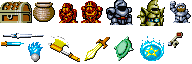 Ghouls'n Ghosts Saturn, Items.png