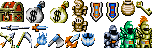 Super Ghouls'n Ghosts Saturn, Items.png