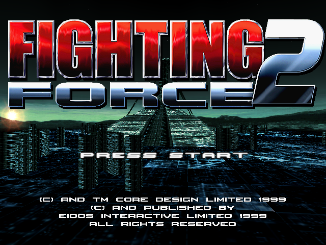SEGA Saturn unreleased Games: Fighting Force - Core Design