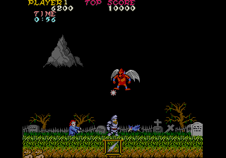 Ghosts'n Goblins Saturn, Stage 1-2.png