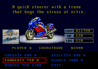 Road Rash 3, Bikes, Super, Kamakazi 750 N.png