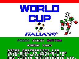 Replacement Cover World Cup Italia '90 PAL Version 