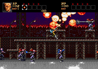 Contra Hard Corps, Stage 1-1.png
