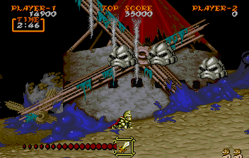 Ghouls'n Ghosts Saturn, Stage 2-1.png