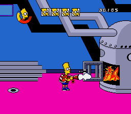 Bart's Nightmare, Minigames, Itchy and Scratchy 6.png