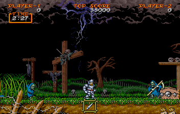 Ghouls'n Ghosts Saturn, Stage 1-1.png