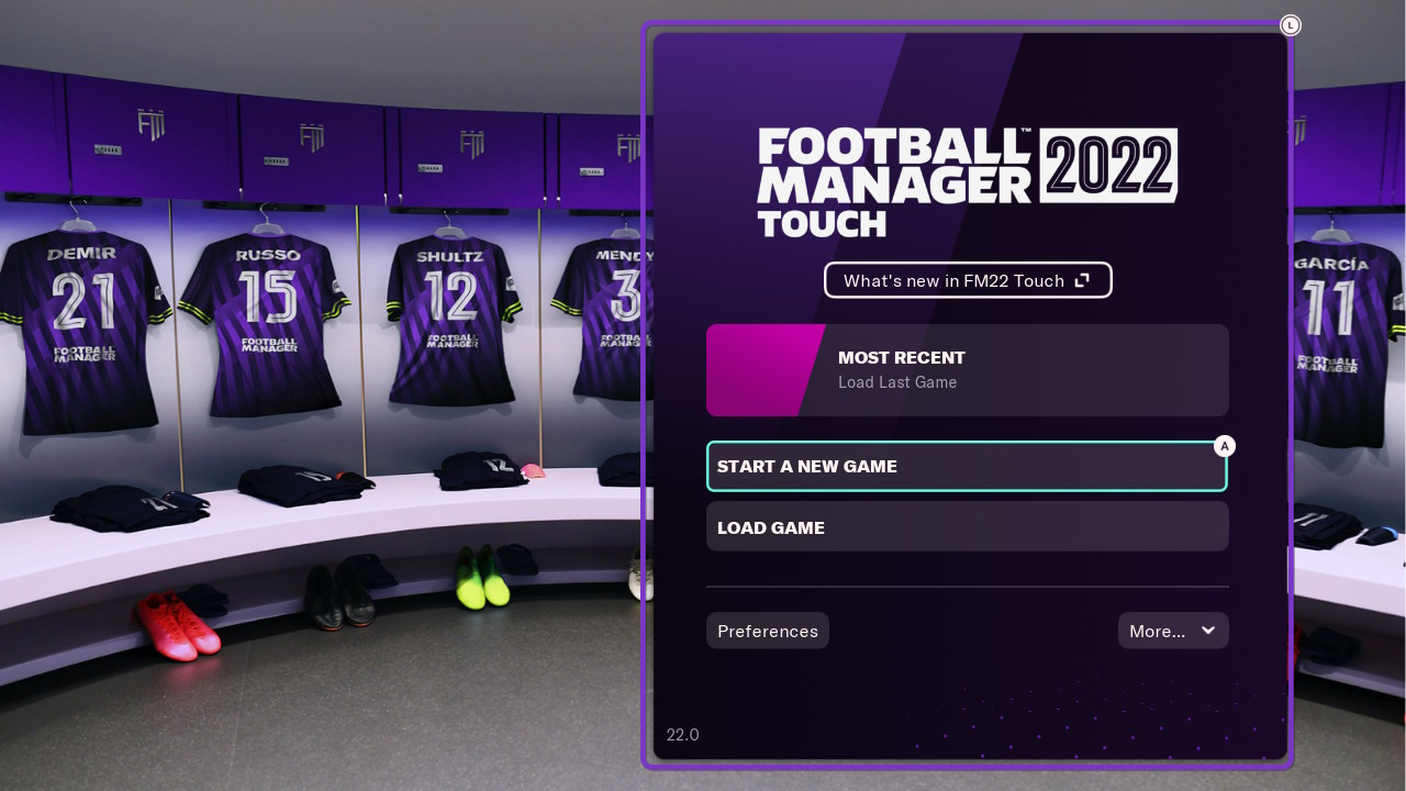 Football Manager 2022 Touch