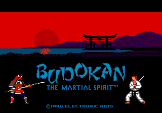 Budokan: The Martial Spirit - Sega Mega Drive