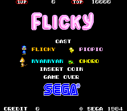 Flicky - Sega Mega Drive