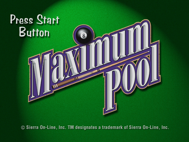 maximum pool dreamcast