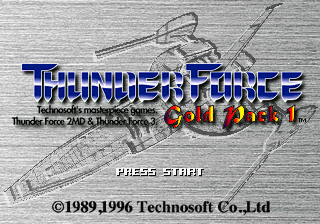 Thunder Force: Gold Pack 1 - Sega Saturn