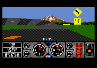 Hard Drivin' MD, Stunt Track 4.png