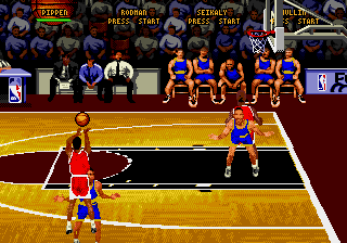 1993 NBA Jam SNES Sega Genesis Print Ad/Poster Basketball Game