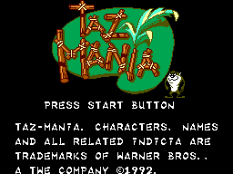 TazMania SMS Title.png