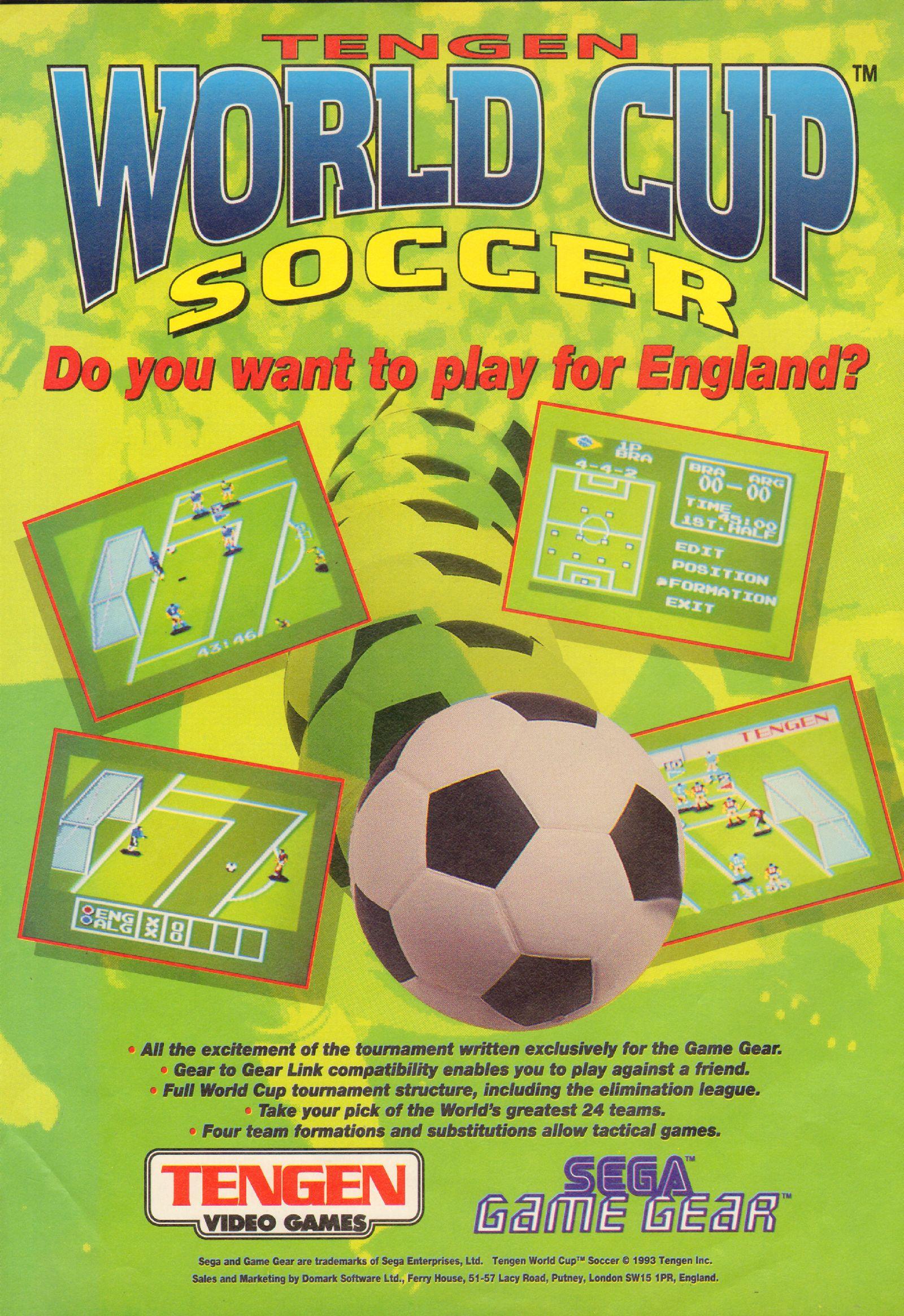 Classic GAMER UK - Tecmo World Cup '93 for the Sega Master System