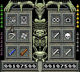 Chakan GG, Pause Menu.png