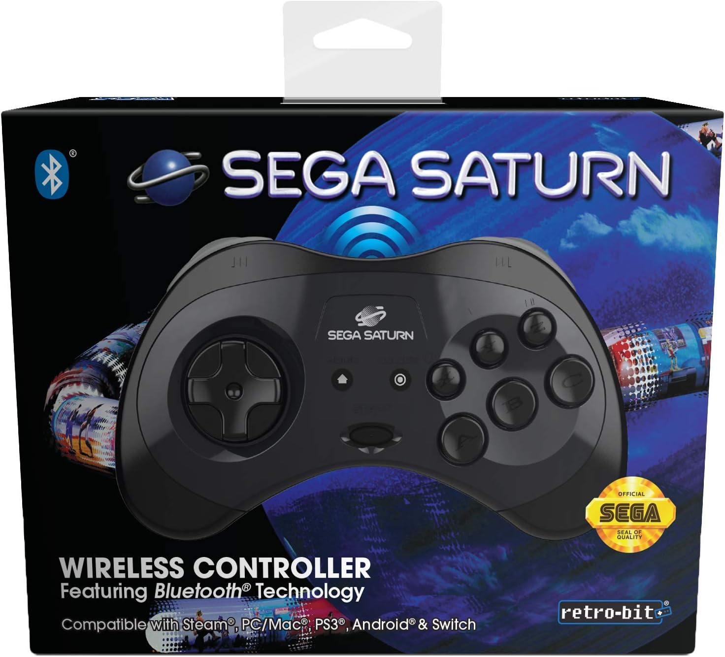 Retro-Bit Saturn Bluetooth Wireless Controller EU Black1.jpg