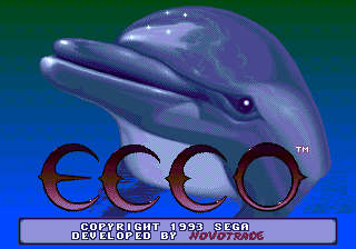 Ecco the store dolphin mega drive