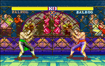 Street Fighter II Hyper Fighting Saturn, Stages, Balrog.png