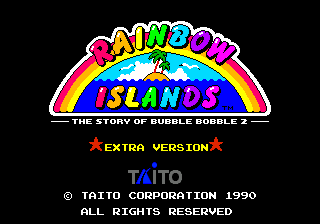 Rainbow Islands Extra - Sega Mega Drive