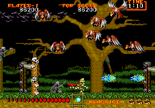 Ghouls'n Ghosts MD, Weapons, Psycho Cannon.png