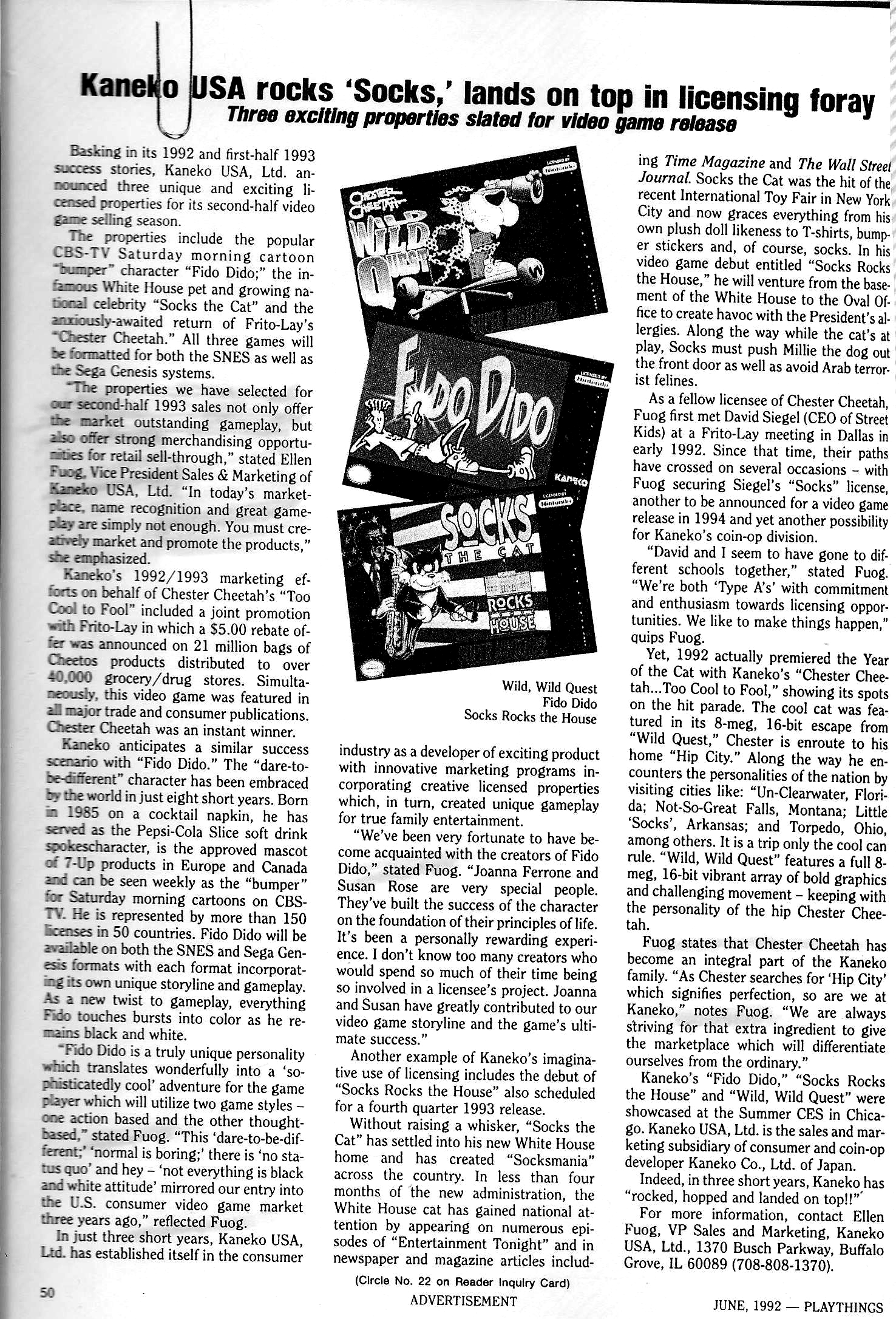 KanekoUSA Playthings 1992-06 article.png